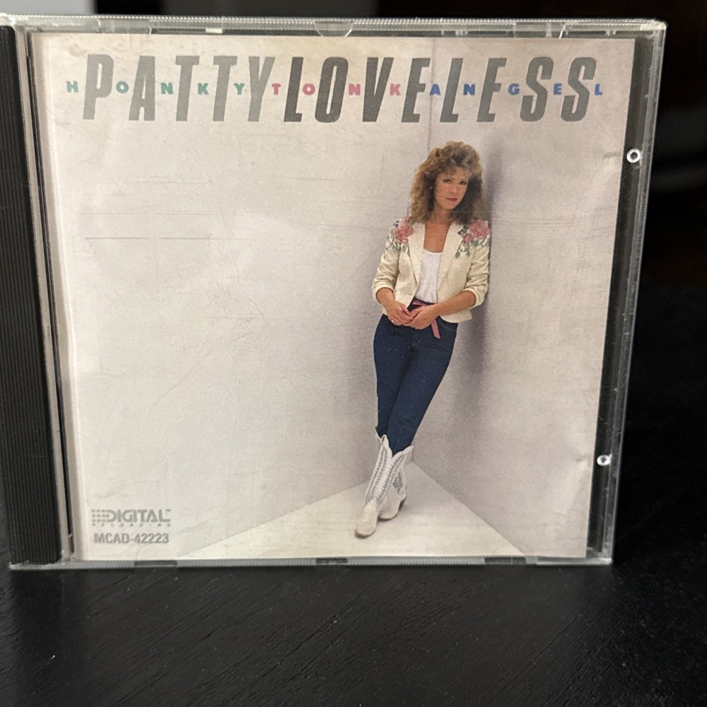 CD ARTIST - PATTY LOVELESS, ALBUM - HONKY TONK ANGEL, RELEASED 1988, MCA RECORDS
